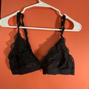 Black Lace Bra